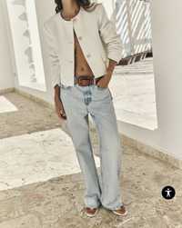 Джинси Zara straight-fit high-waist full length