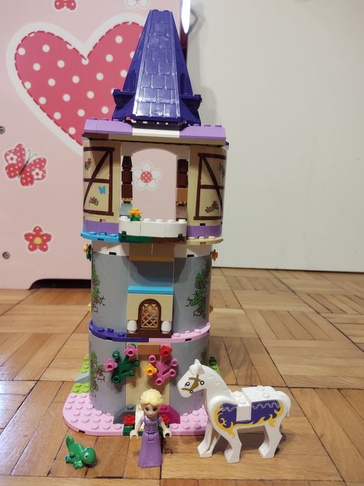Zestaw LEGO Friends Wieża Roszpunka, ELSA, Anna , płytki mix