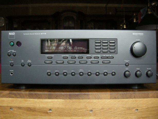 NAD AV-716 audio-video ресивер, Топовый, Upgrade, пульт родной