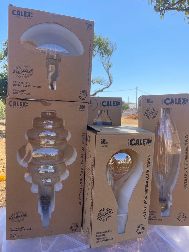 Lampada dimável Calex - tamanho XXL (+- 73 unidades)