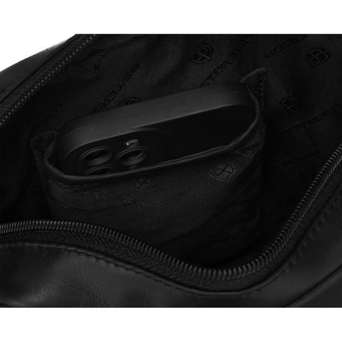 skórzana torebka męska listonoszka na pasku - peterson