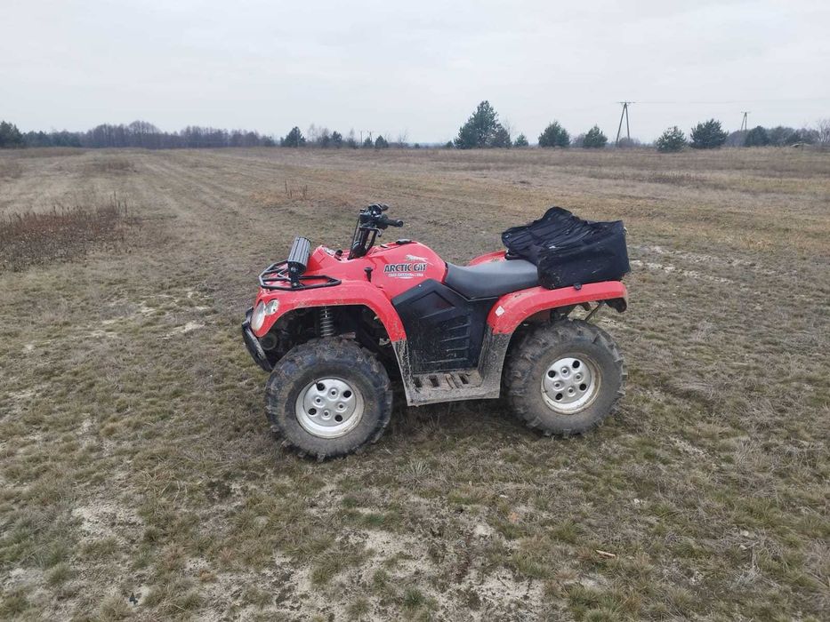 Arctic cat 400 4x4  quad zarejestrowany, hak, wyciągarka