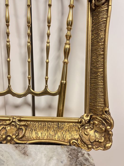 Rama do obrazu lustra obraz lustro antyk vintage drewniana złota