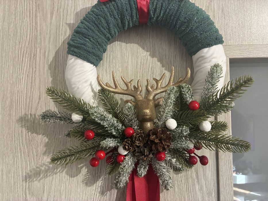 Wianek swiateczny, wianek na dtzwi