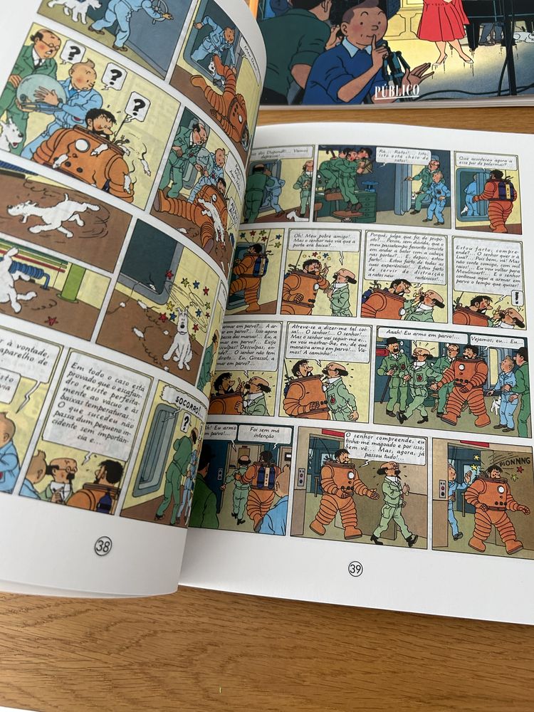 Coleção “As aventuras de Tintim” Hergé