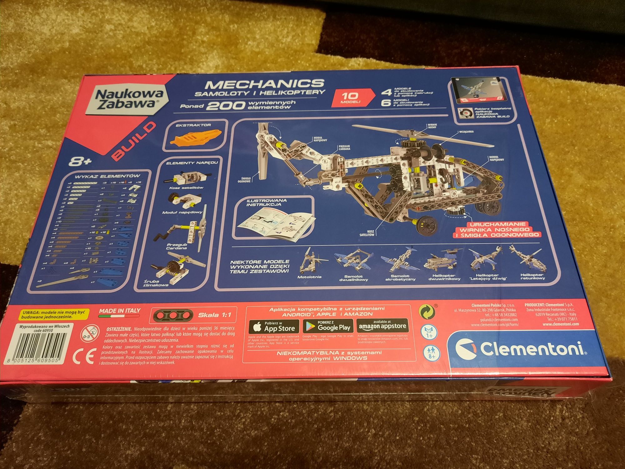 Mechanics samoloty i helikoptery cementowni NOWE