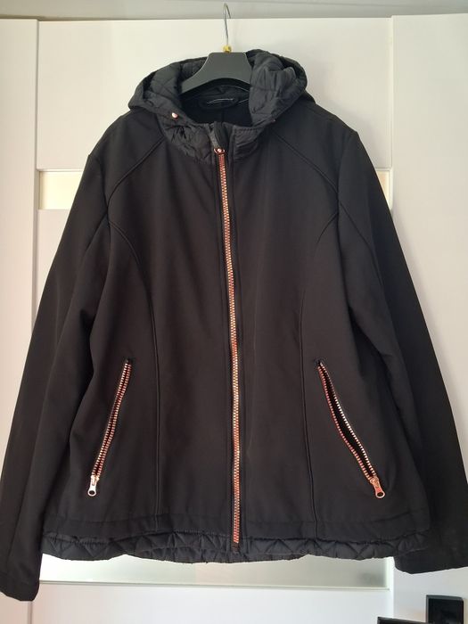 Czarna ze złotymi suwakami damska