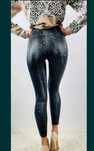 Legginsy czarne połysk