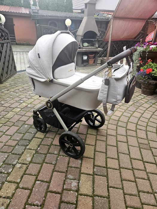 Wózek venicci Tinum upline stone beige+ fotelik cybex cloud t i-size