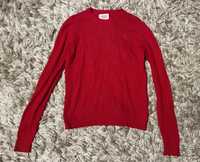 Abercrombie & Fitch sweter czerwony