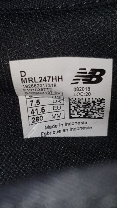 Buty nowe sportowe New Balance czarne Rozmiar 41.5 / wkładka 26 cm