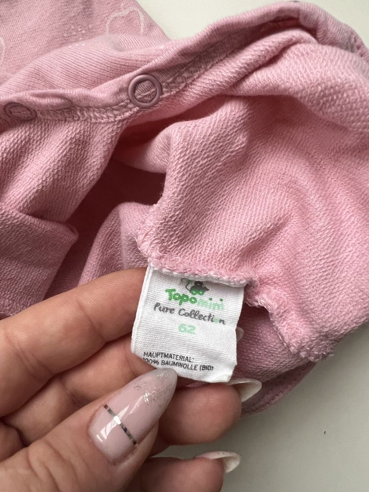 Półpśpioszki wysokie na szelkach dziewczęce niemowlęce Topomini