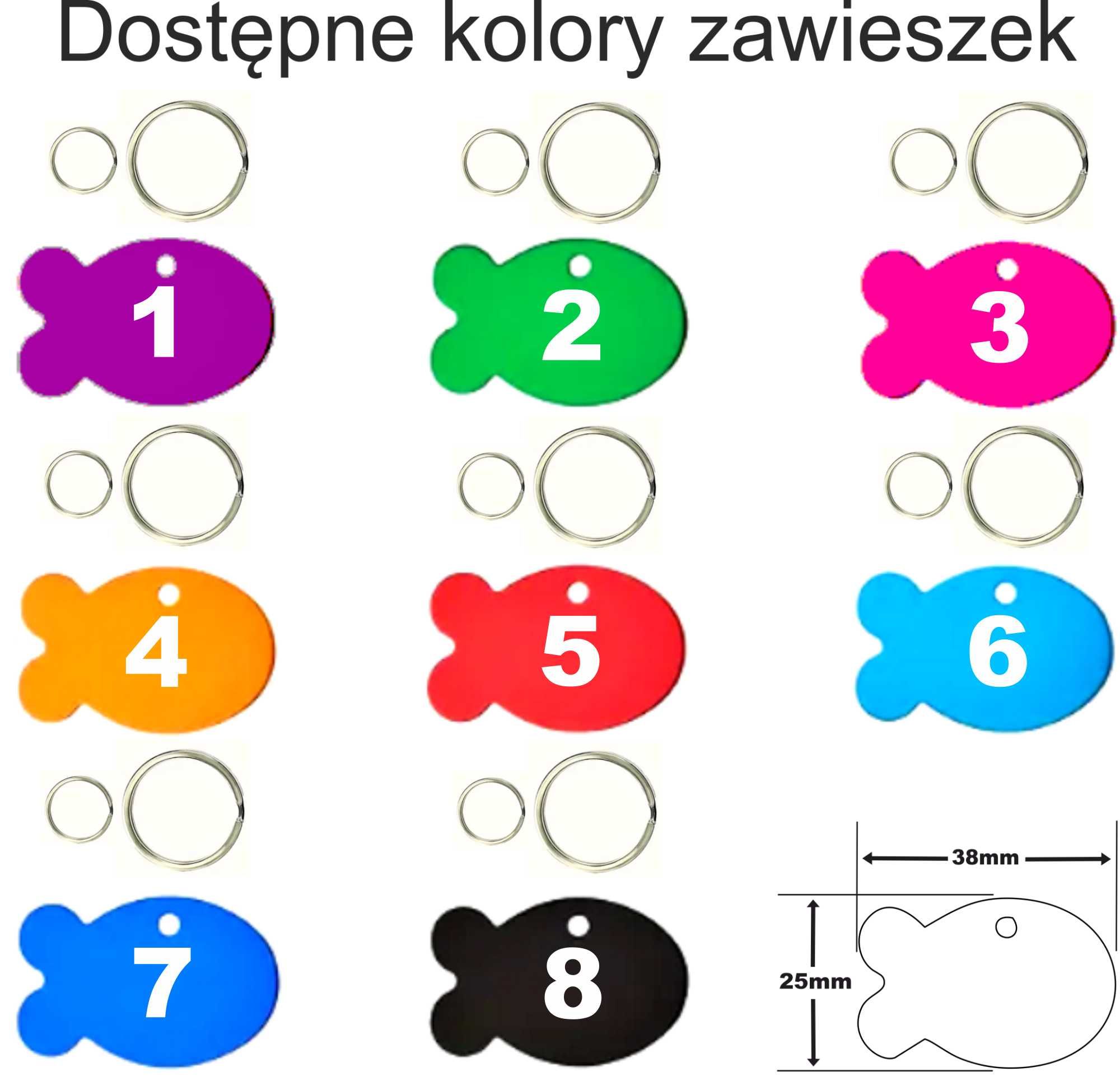 Zawieszka Identyfikator Adresówka Dla Kota Psa Grawerowana Imię Telefo