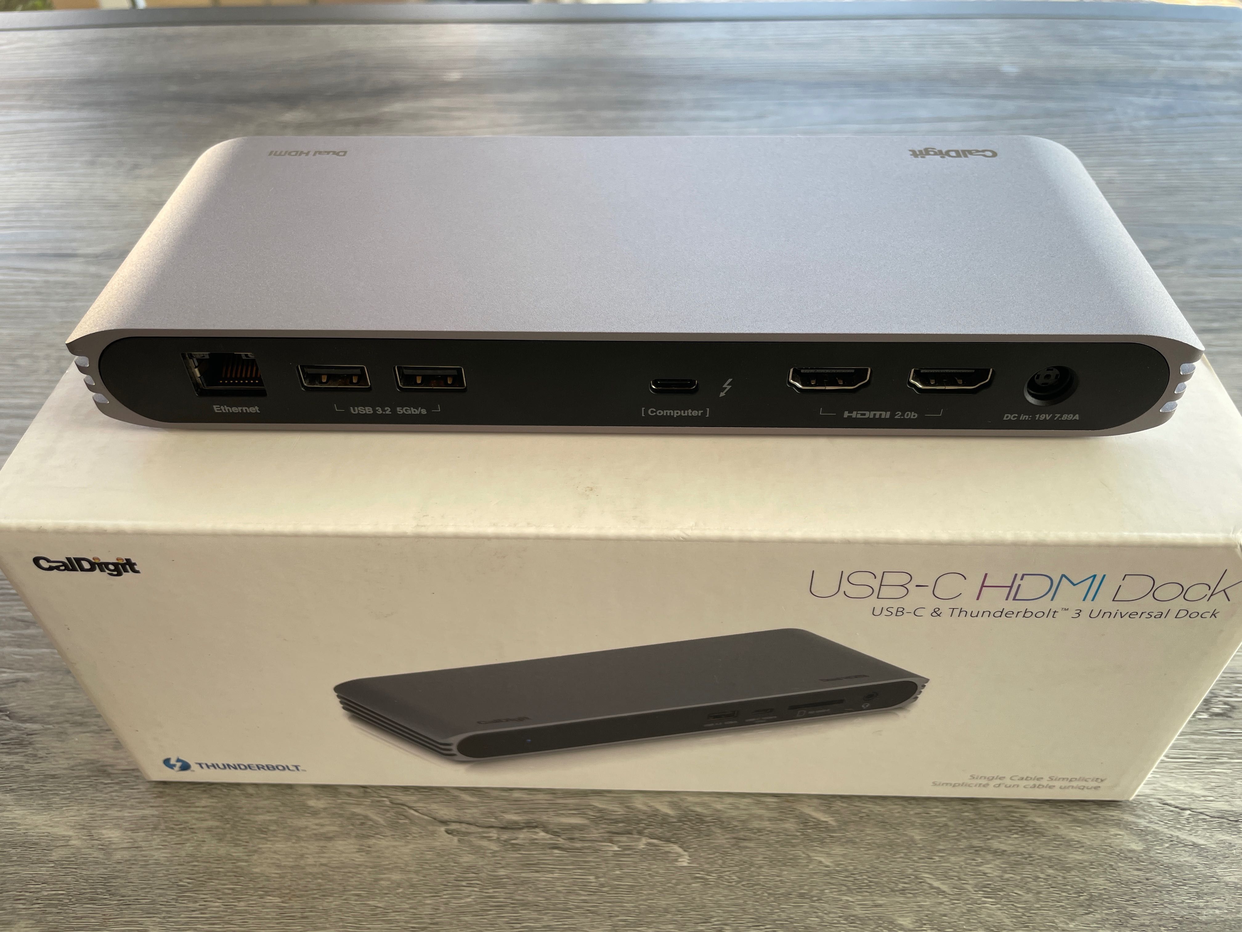 Dock station Caldigit usb-c hdmi Thunderbolt 3/4