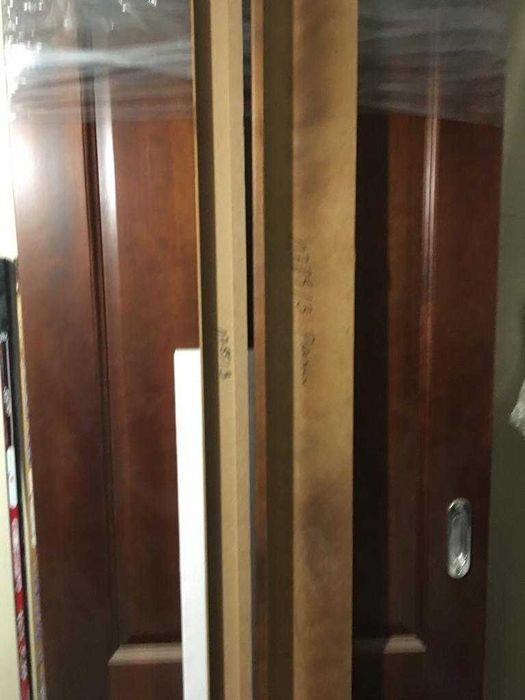 Drzwi przesuwne drewniane, opaska, mechanizm - GRATIS