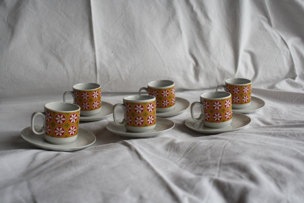 Włoskie Filiżanki Espresso Monopoli Porcellana D'Italia