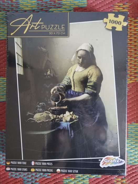 Conjunto 3 Puzzles Selados – Obras de Arte Clássicas (1000 peças cada)