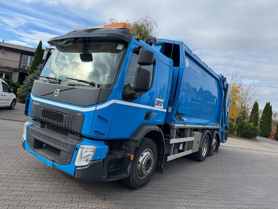 Volvo Fe 280  Euro 6 , GessinkNorba 18m3 dwukomorowa śmieciarka