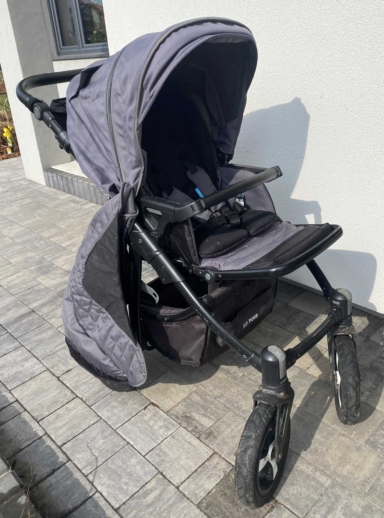 wózek 3w1 - BabyDesign Lupo Comfort - jak NOWY + 2 nosidełka Maxi Cosi