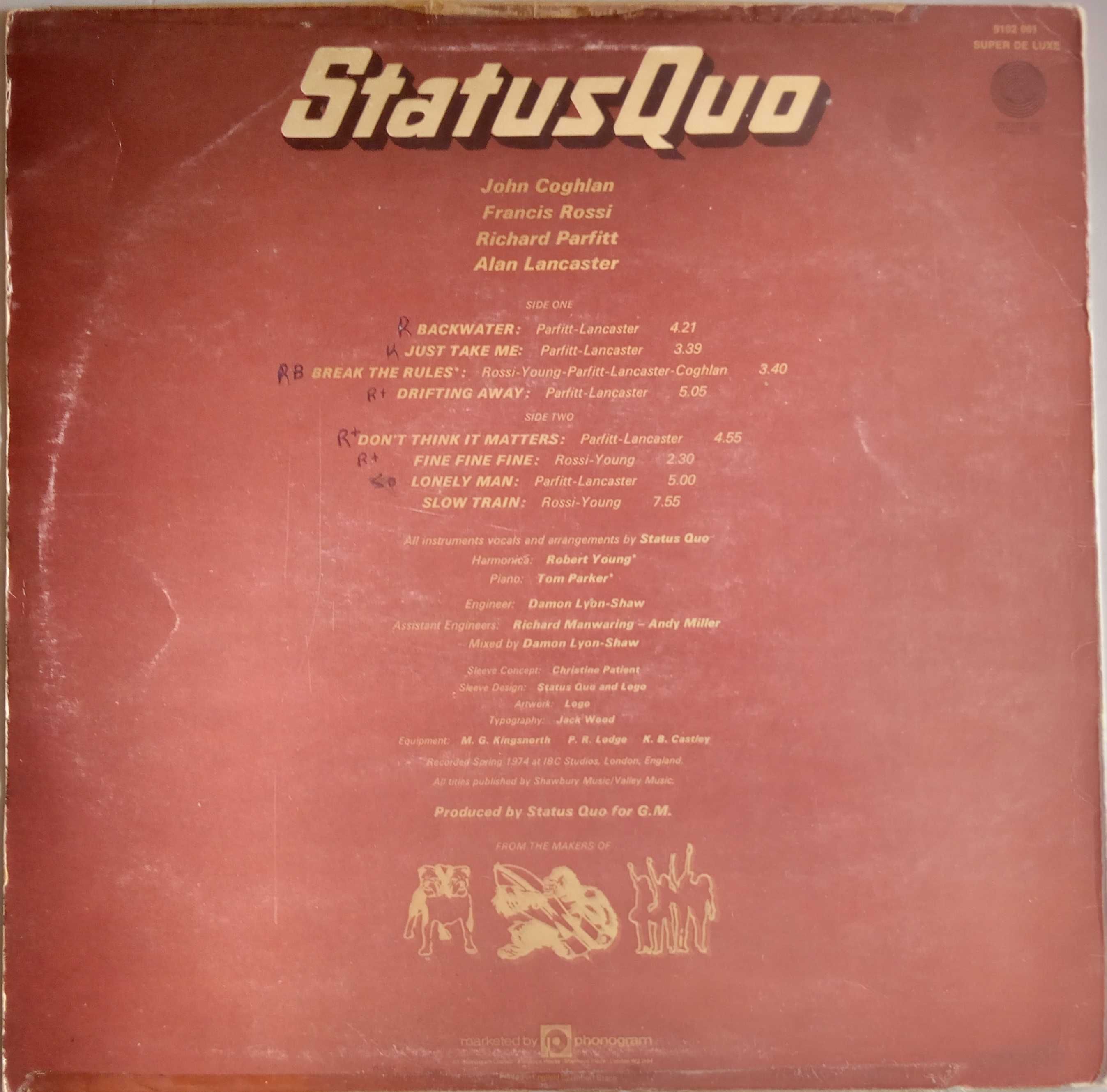 Status Quo - - - - - Quo - - - - - LP
