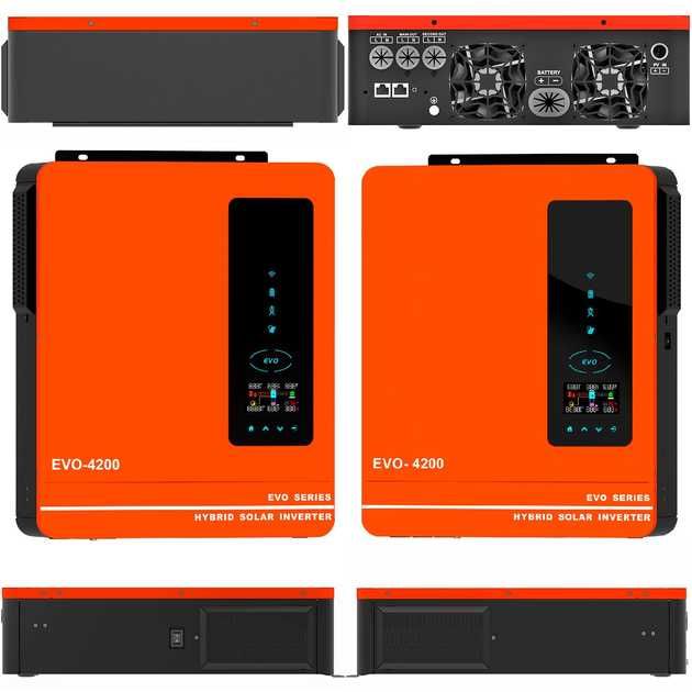 Гибридный инвертор Anern SCI-EVO-6200 6,2 кВт 48 В для дома и офиса