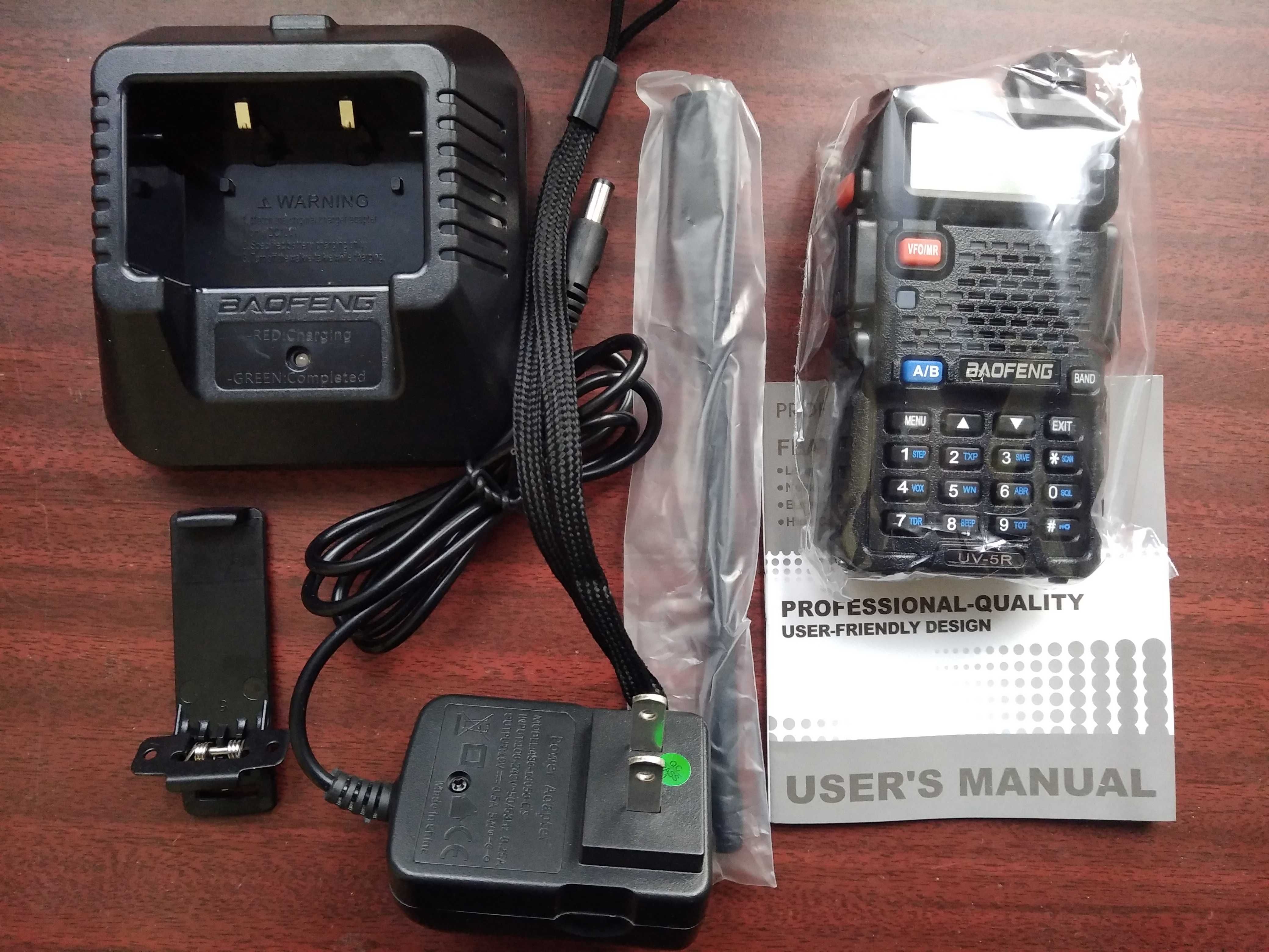 Радиостанция Baofeng UV-5R. USB зарядка.