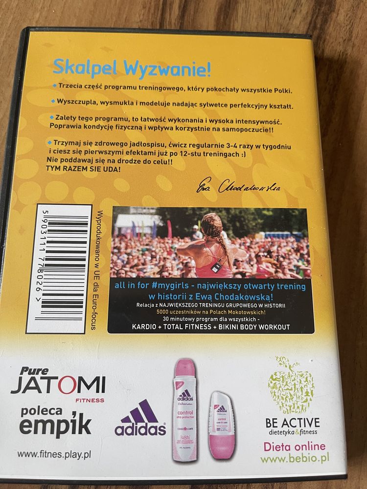 2 DVD Ewa Chodakowska skalpel wyzwanie