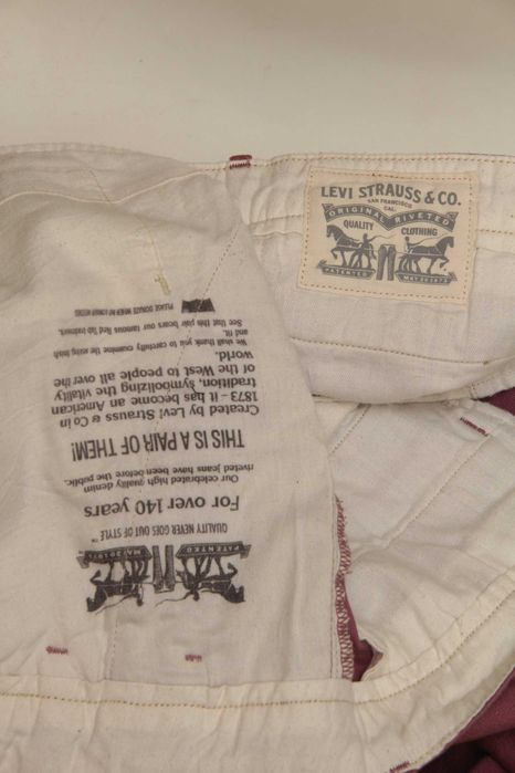 Levis White tab 34 брюки джинсы из хлопка