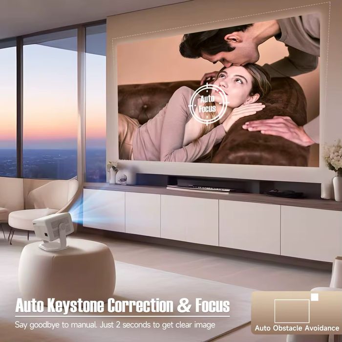 Проектор з автоматичним фокусуванням keystone air mouse wifi6