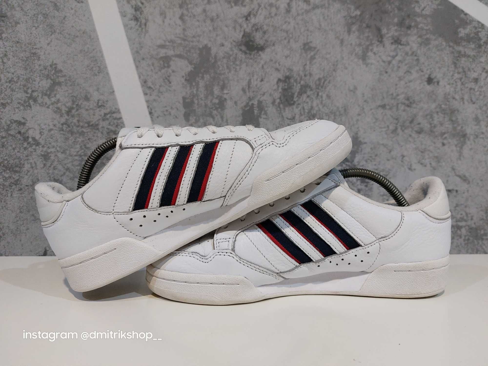 Кросівки шкіряні Adidas Continental 80 Stripes White р41