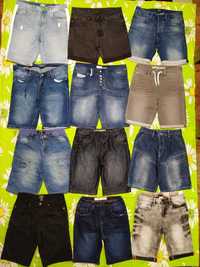 Стильні,фірмові джинсові шорти,бріджі для хлопчика 14-15 років