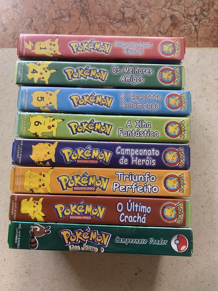 Cassetes Pokémon VHS