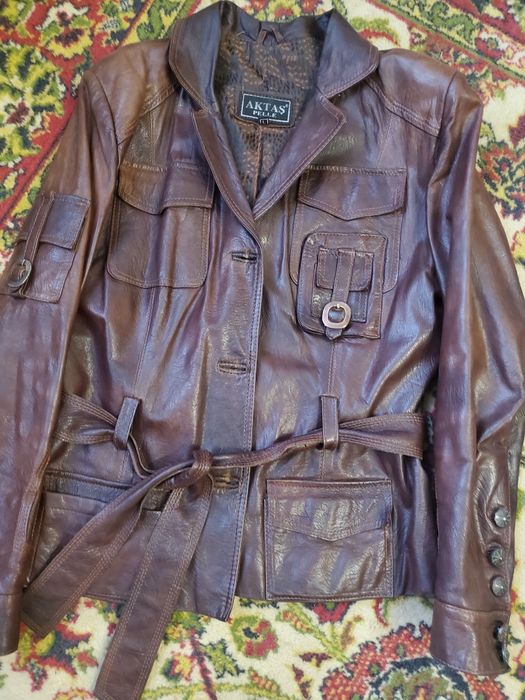 Продам пиджак кожаный