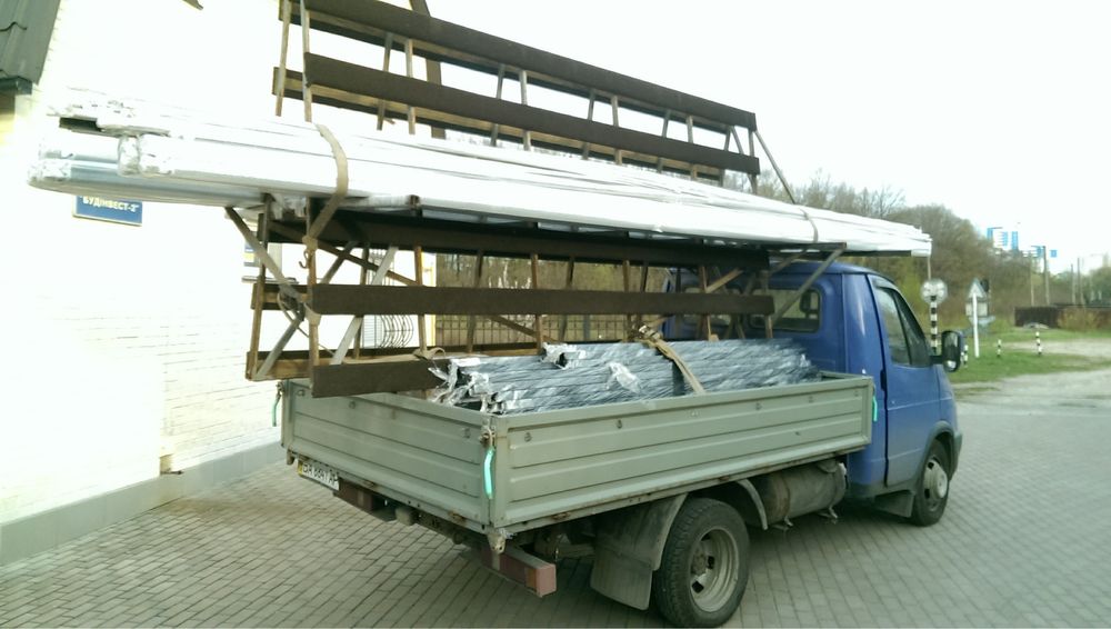 Перевозка стекла, профиля, окон, слябов