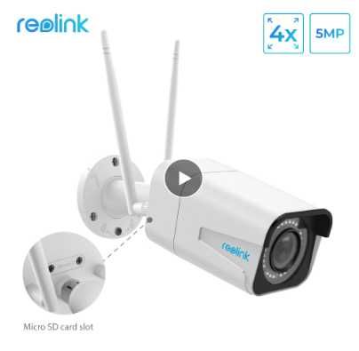 Reolink RLC-511W - 5 MP - Câmera Wifi 2.4 GHz/5GHz com Zoom 4X