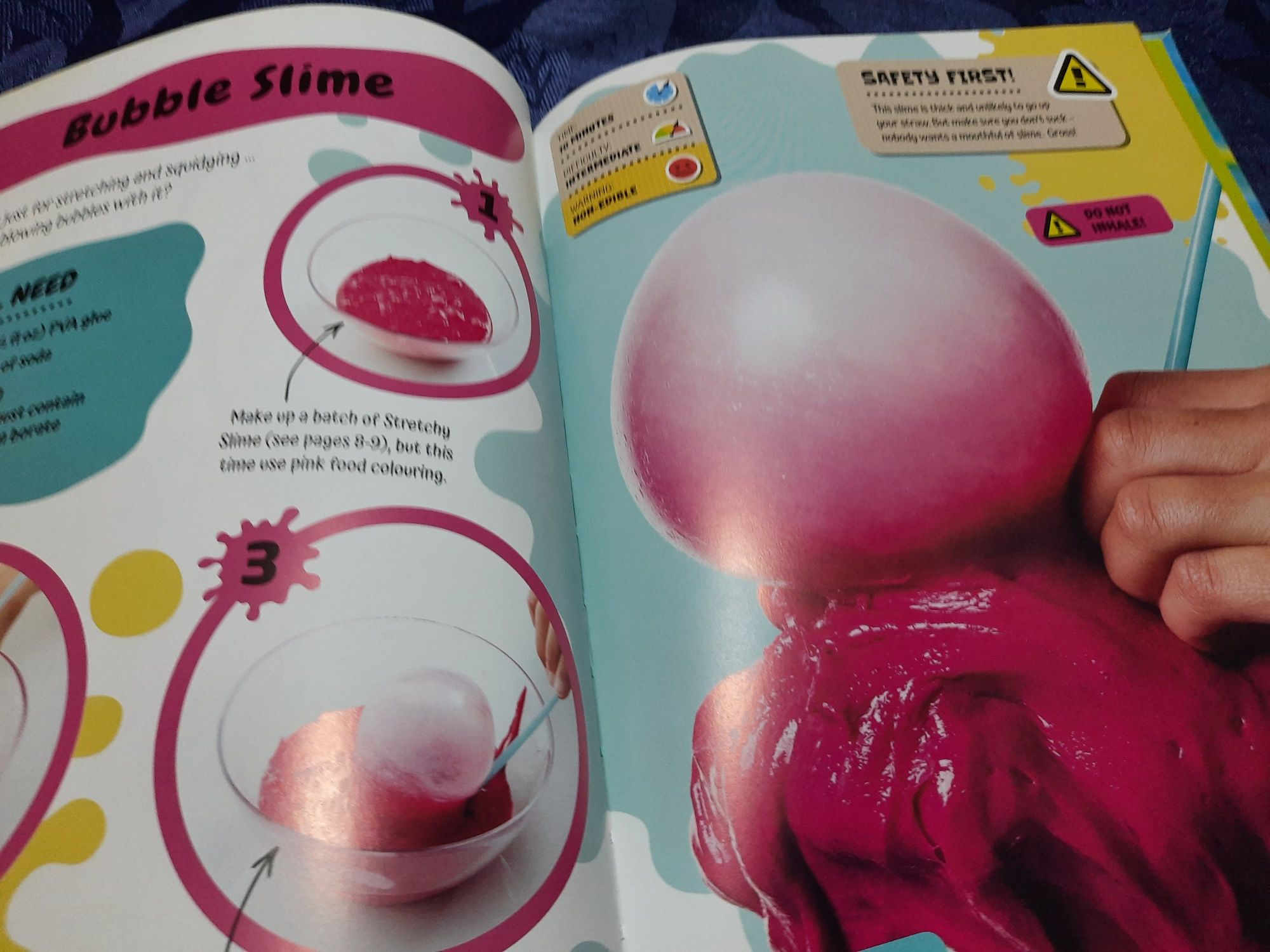 The Slime book - jak zrobić slime w domu 30 przepisy ENG instrukcje