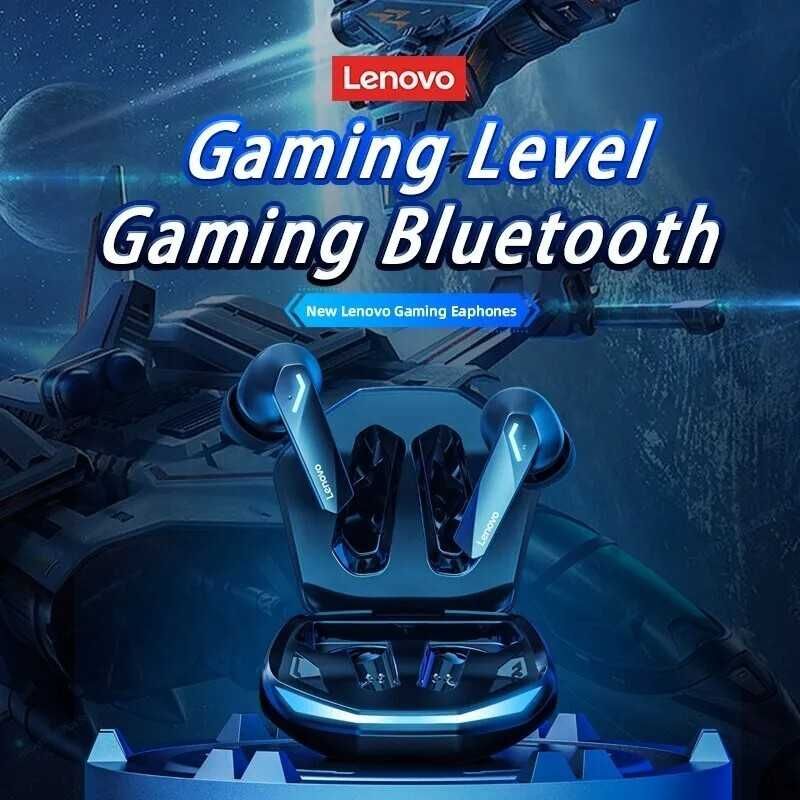 Słuchawki Bezprzewodowe Bluetooth v5.3 Lenovo GM2 Pro Black Czarne