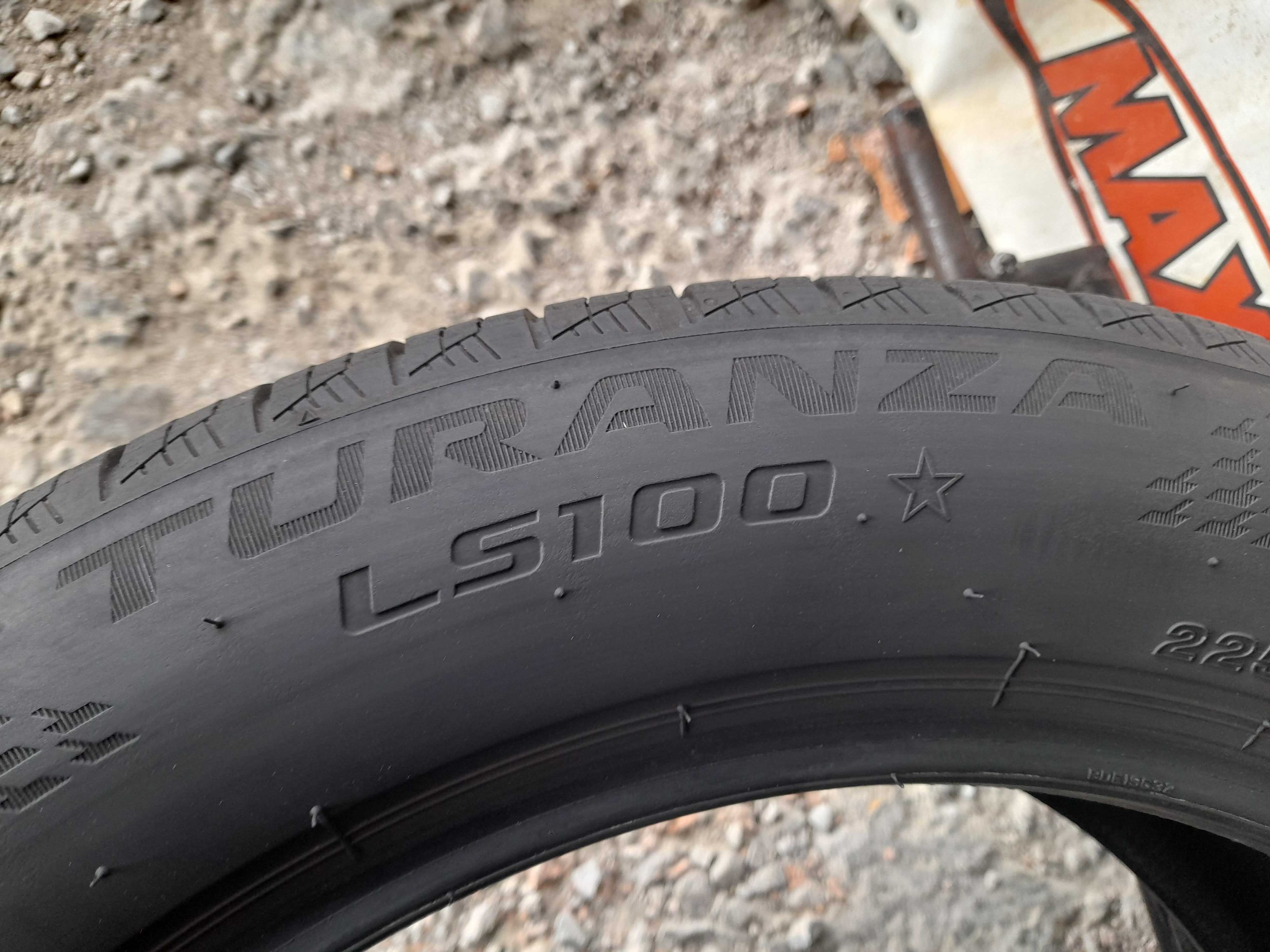 Літні шини 225/55 R18 Bridgestone turanza ls100	2022рік