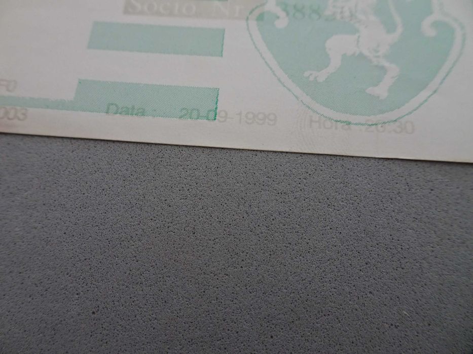 Bilhete Futebol Sporting Est. Amadora 20 setembro 1999