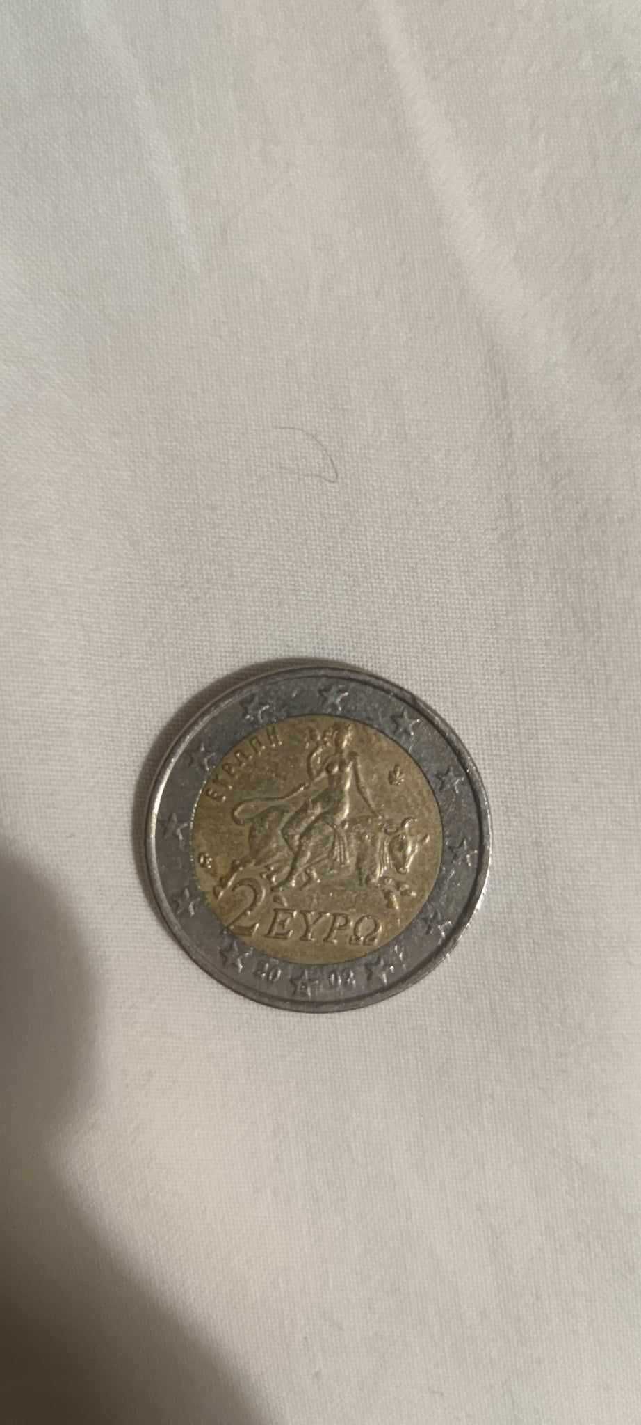 moeda de 2 euros eypo