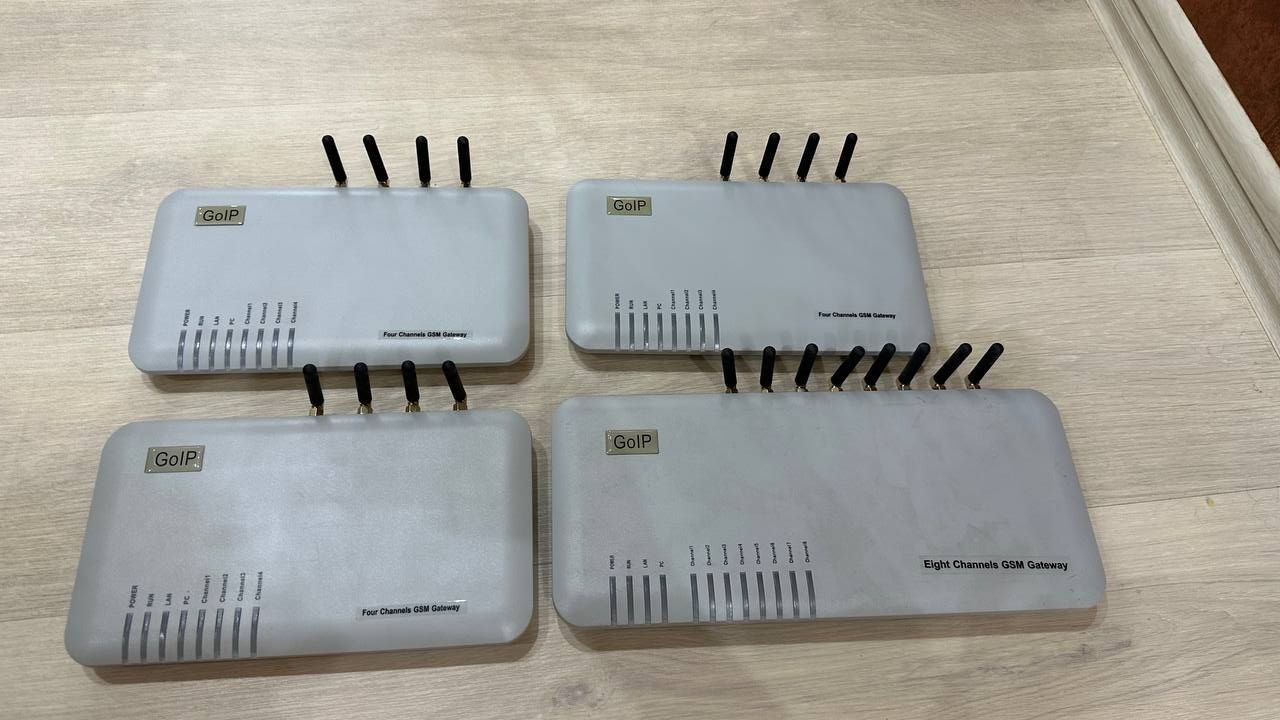 GSM Goip 4 (x4), Goip 8 (x1)