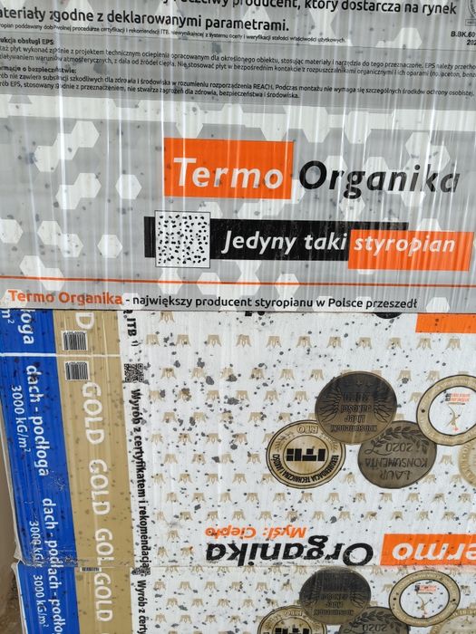 4 x Styropian Termo Organika GOLD dach podłoga EPS 100 036 + gratis