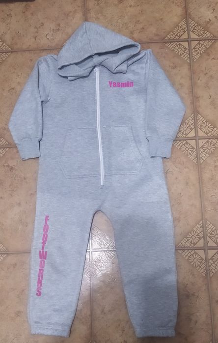 Комбінезон-ромпер утеплений для дівчинки на зріст 104 см