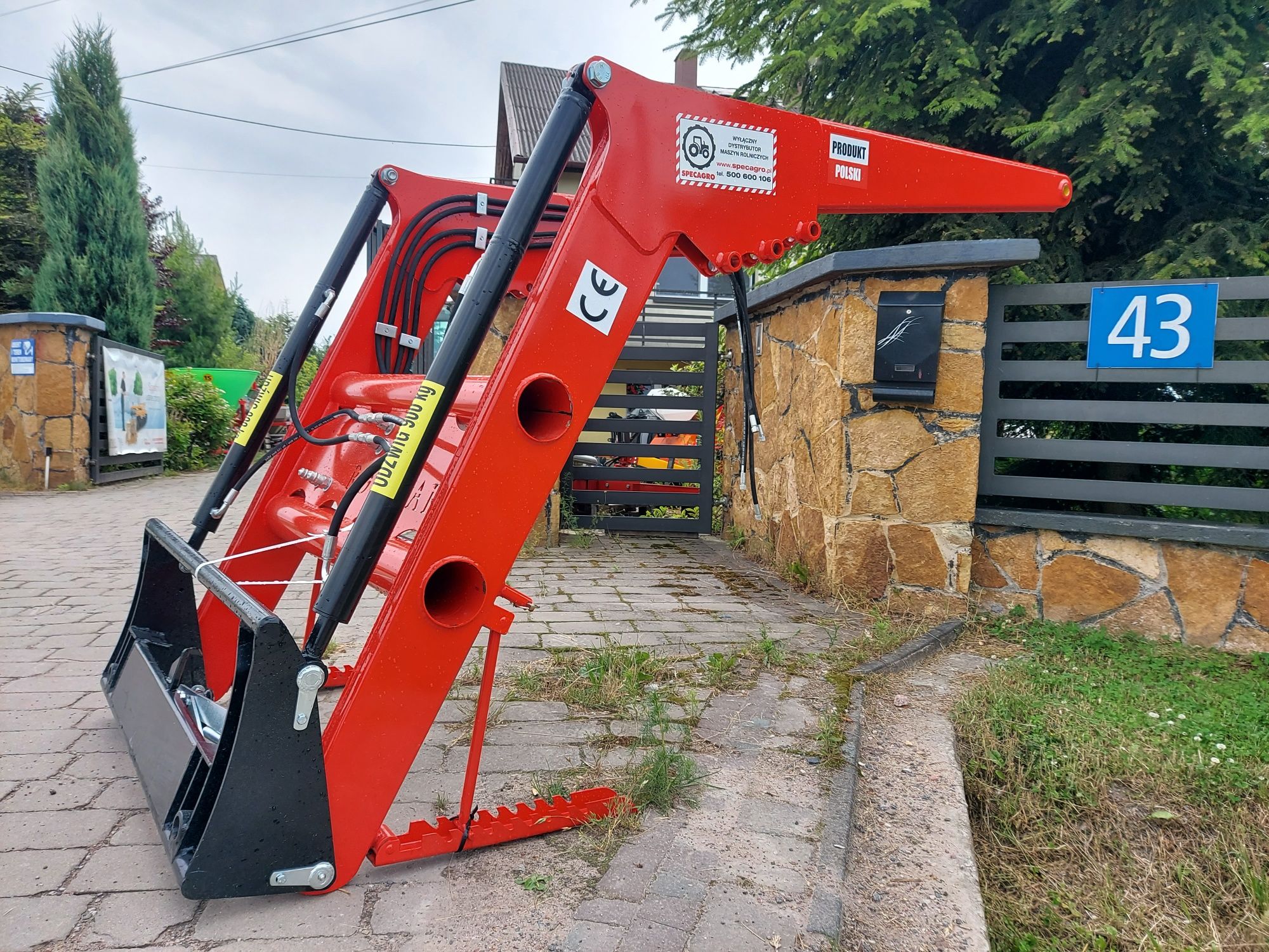 Ładowacz czołowy TUR 900kg do Ursus Zetor MTZ ! WZMOCNIONY !!!