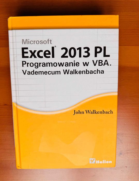 Książka Excel 2013 PL Programowanie VBA Vademecum Walkenbacha