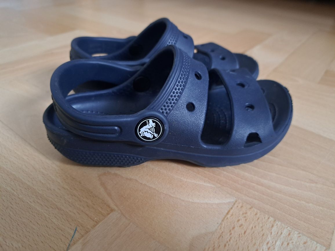 Crocs 2 pary: c9 i c10 (25-26 i 27-28) super stan sandałki klapki na b