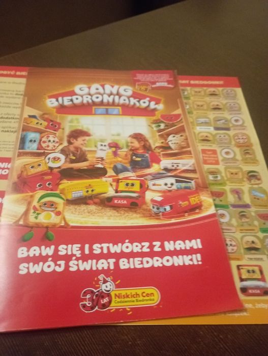 Album gang Biedroniaków 80 naklejek