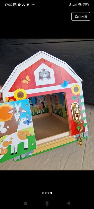 Melissa doug drewniana stodoła z zwierzątkami