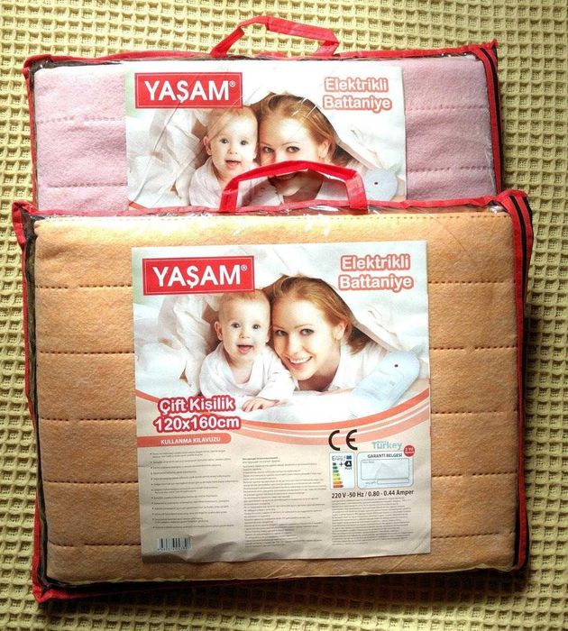 Турецька Електропростирадло Yasam Розмір: 120х160. Електро простирадло