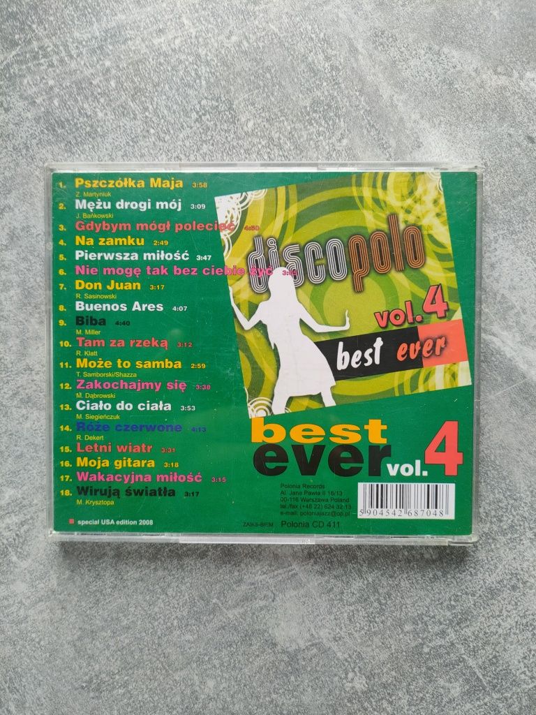 CD DISCO POLO BEST Ever Vol 4 Płyta kompaktowa